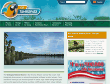 Tablet Screenshot of gotambopata.com